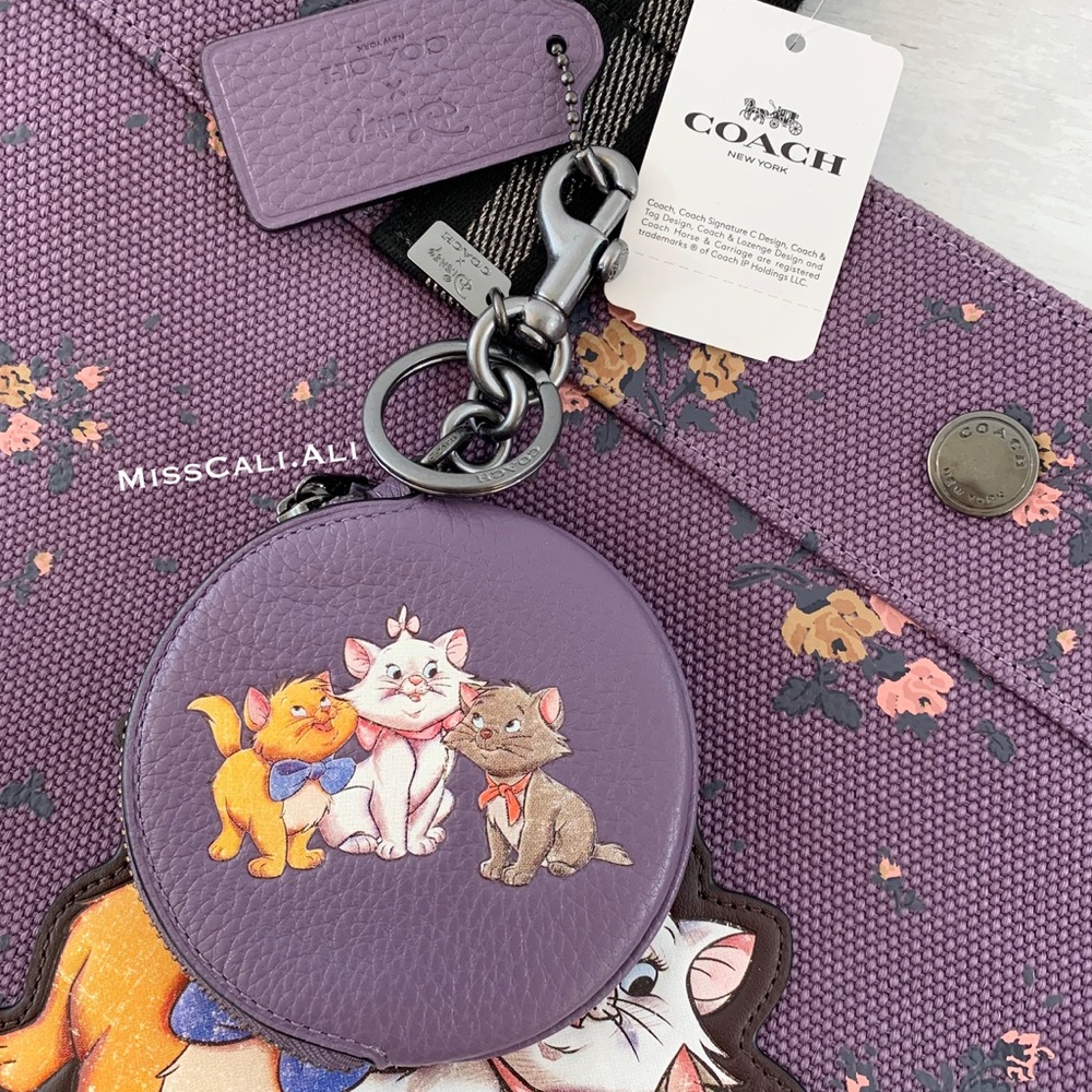 COACH SET |Limited Edition Aristocat Tote Coin Bag - Picture 9 of 16